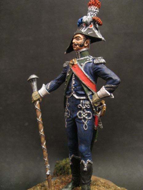Фигурки: Тамбур-мажор 8-го легкого полка, Франция, 1809г., фото #3