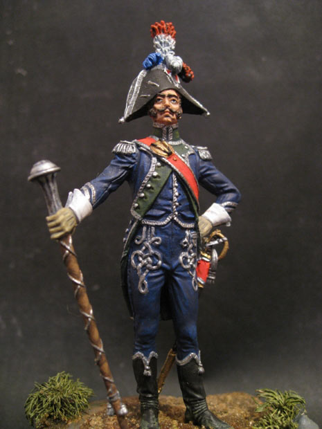 Фигурки: Тамбур-мажор 8-го легкого полка, Франция, 1809г., фото #7