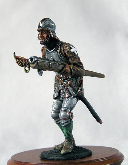 Figures: Swiss mercenary with arquebuse, photo #2