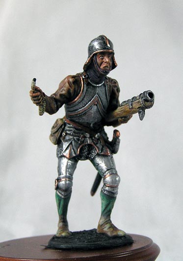 Figures: Swiss mercenary with arquebuse, photo #8