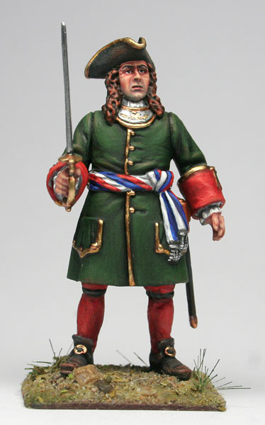 Figures: Russian infantry officer, early XVIII century., photo #1