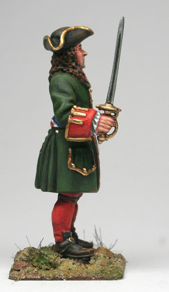 Figures: Russian infantry officer, early XVIII century., photo #5