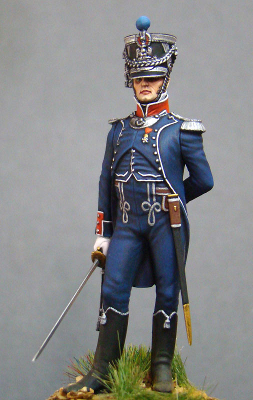 Figures: Officer, chasseurs company, 7th light infantry regt., photo #1