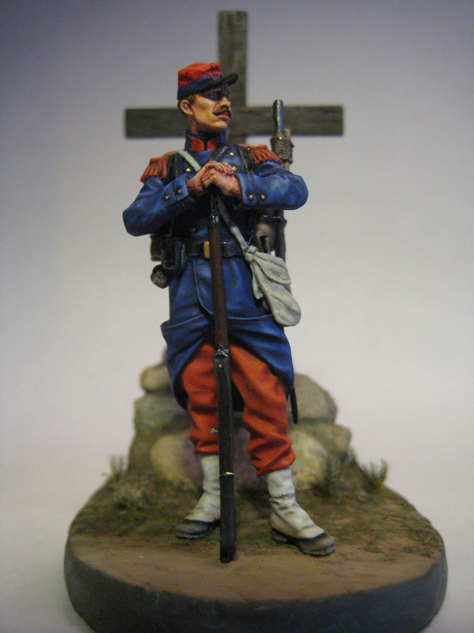 Figures: Line infantry soldier, France 1870, photo #1