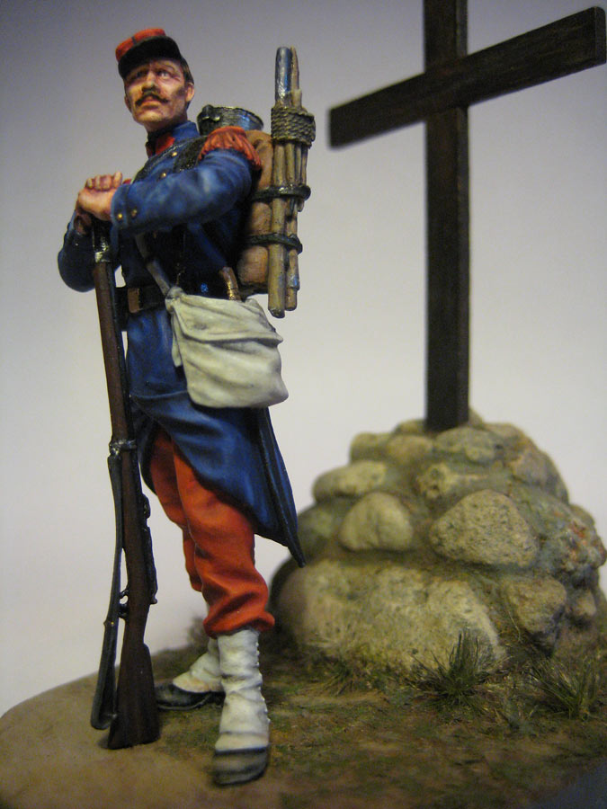 Figures: Line infantry soldier, France 1870, photo #2