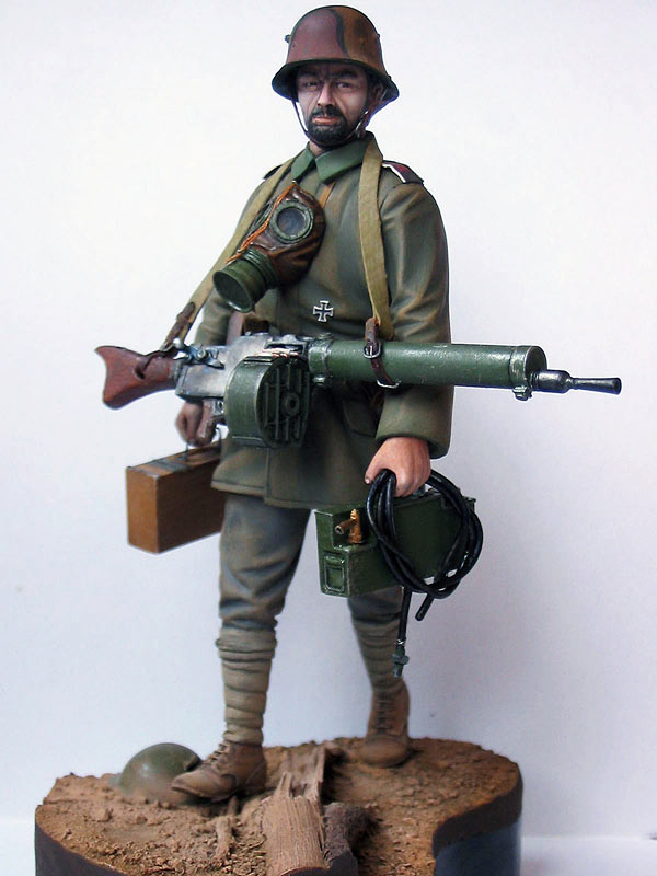Figures: German machine gunner, WWI, photo #2