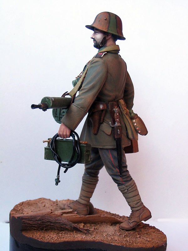 Figures: German machine gunner, WWI, photo #3