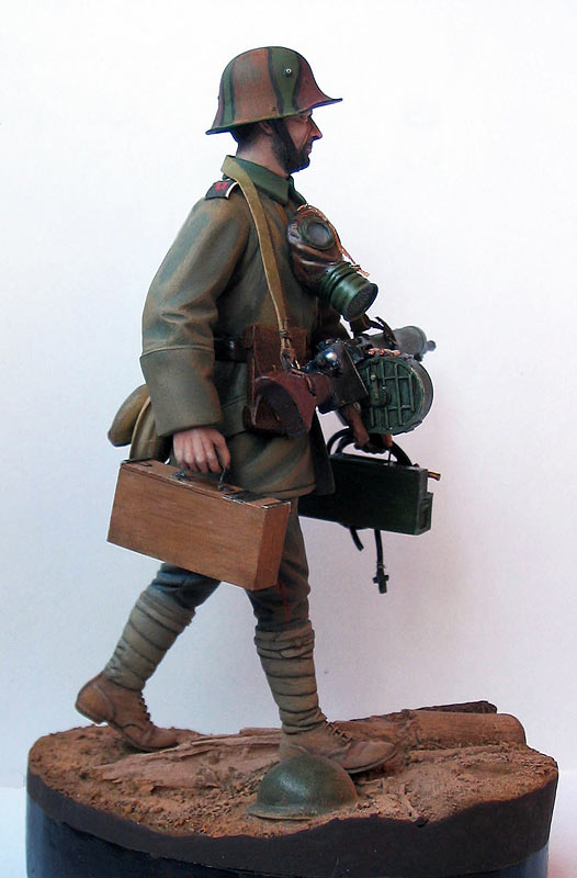Figures: German machine gunner, WWI, photo #5
