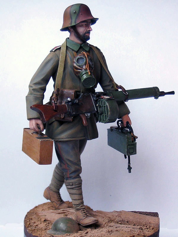 Figures: German machine gunner, WWI, photo #6