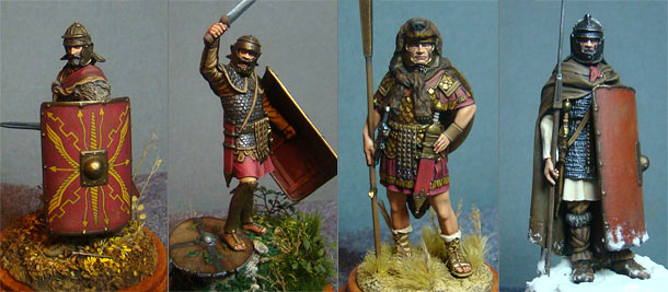 Figures: Roman warriors