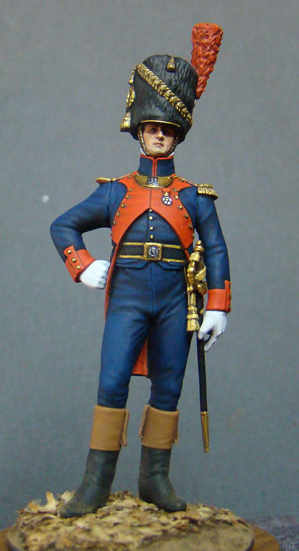 Figures: Officer, pontonier company, French Guard, photo #1