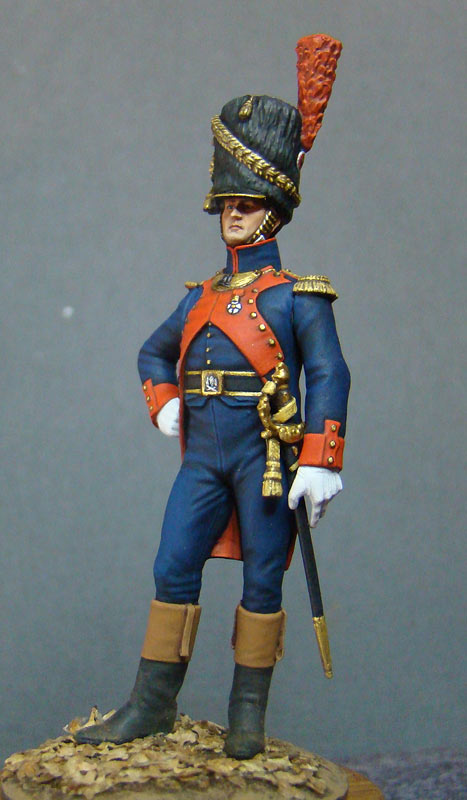 Figures: Officer, pontonier company, French Guard, photo #2