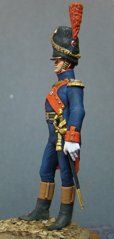 Figures: Officer, pontonier company, French Guard, photo #3