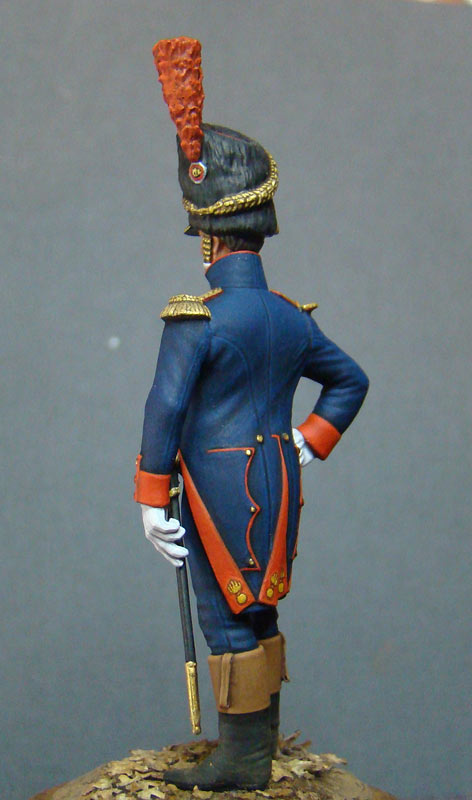 Figures: Officer, pontonier company, French Guard, photo #4