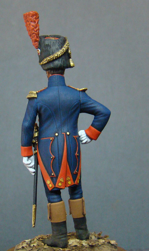 Figures: Officer, pontonier company, French Guard, photo #5