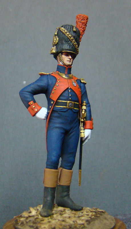 Figures: Officer, pontonier company, French Guard, photo #7