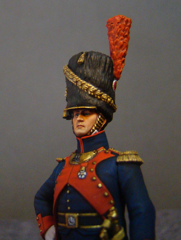 Figures: Officer, pontonier company, French Guard, photo #8