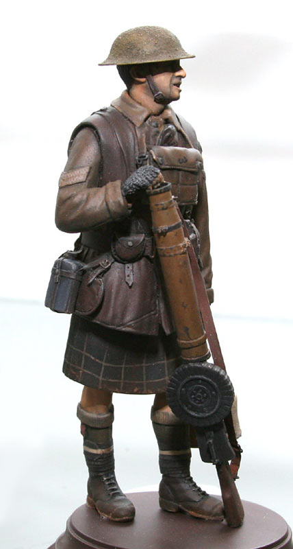 Figures: Scotch machine gunner, 1918, photo #5