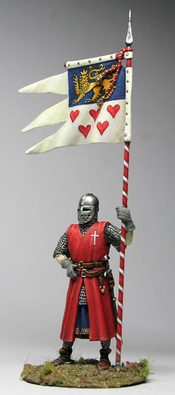 Фигурки: Датский рыцарь со штандартом принца Нильса I, фото #5