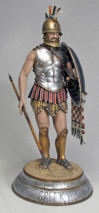 Figures: Greek hoplite, IV B.C., photo #1