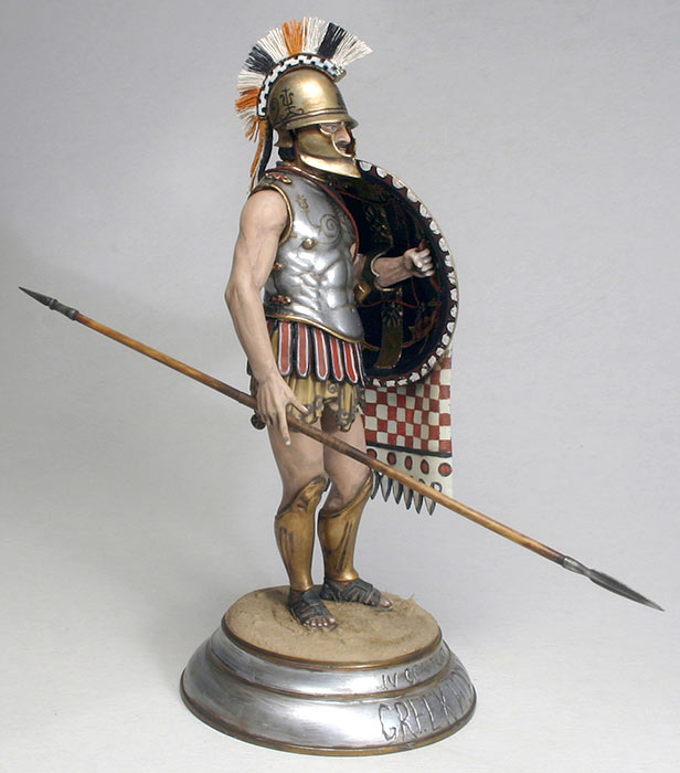 Figures: Greek hoplite, IV B.C., photo #9
