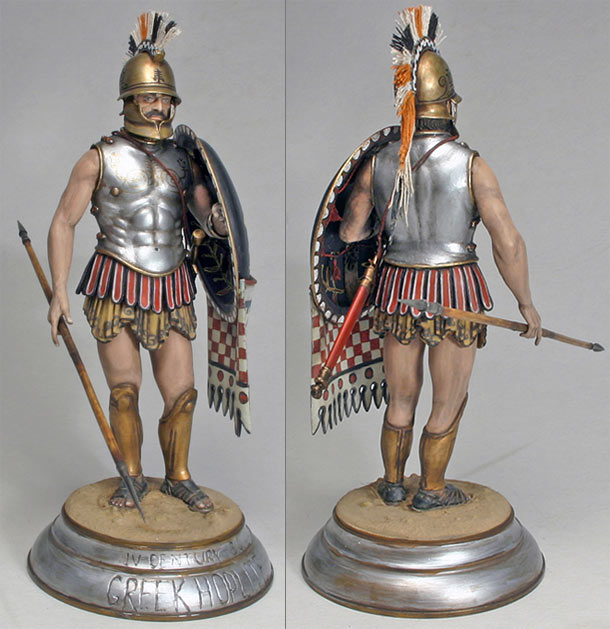 Figures: Greek hoplite, IV B.C.