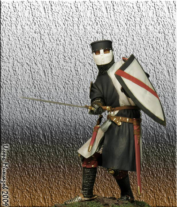 Figures: European knight, XIV century, photo #1