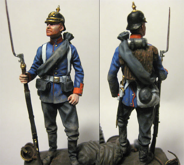 Figures: Prussian infantryman, 1870