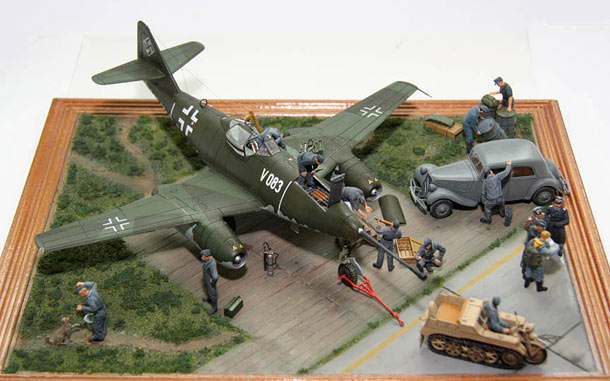 Dioramas and Vignettes: Preflight briefing. Me-262