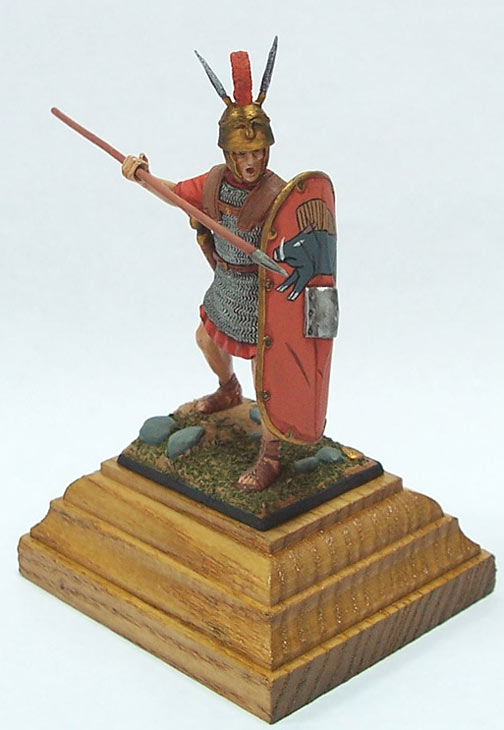 Figures: Roman warrior, II century B.C., photo #1