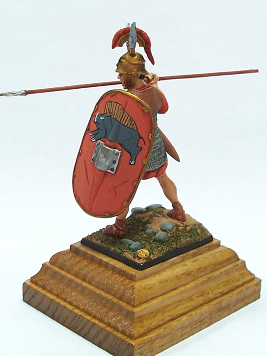 Figures: Roman warrior, II century B.C., photo #2
