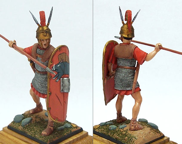 Figures: Roman warrior, II century B.C.