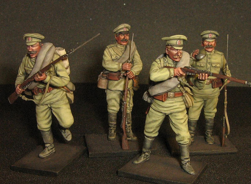 Figures: Russian infantry, WWI, photo #1
