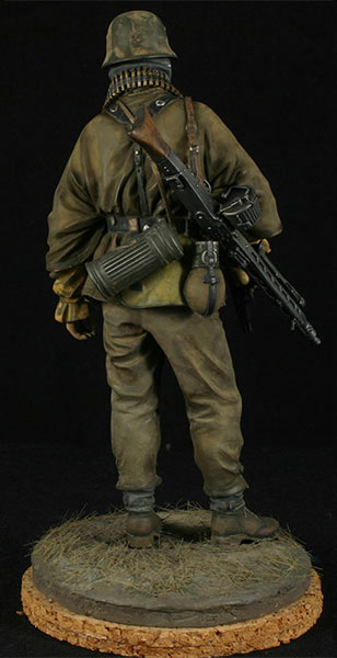 Figures: Machine gunner, Kampfgruppe Hansen. Ardennes, 1944, photo #4