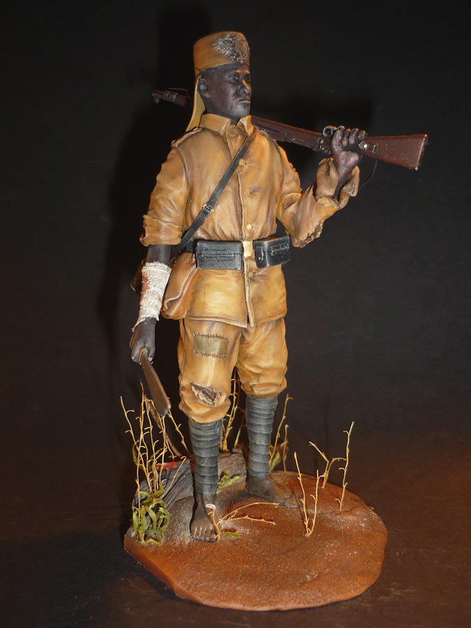 Фигурки: Аскари германской колониальной пехоты, 1915г., фото #6