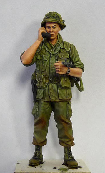 Figures: Officer and RTO. Vietnam ’68, photo #9