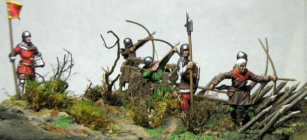Dioramas and Vignettes: English archers in action