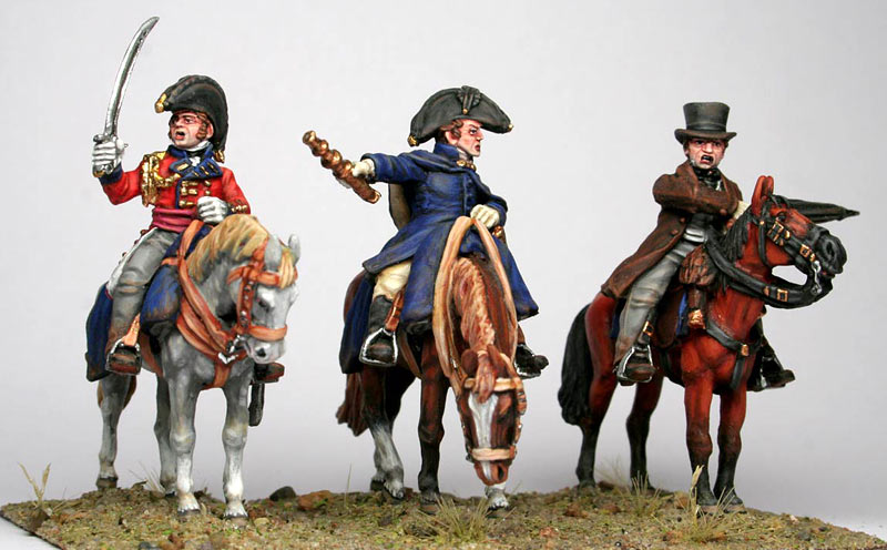 Figures: British generals, Waterloo, 1815, photo #1