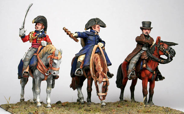 Figures: British generals, Waterloo, 1815