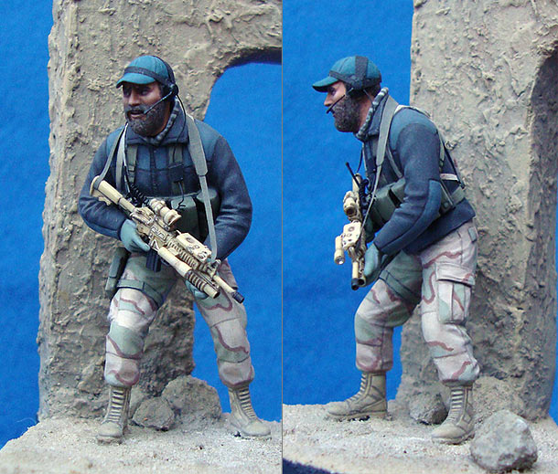 Figures: U.S. Special Forces trooper, Afghanistan, 2001