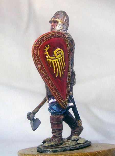 Figures: Novgorod home guard warrior, XIV century, photo #2