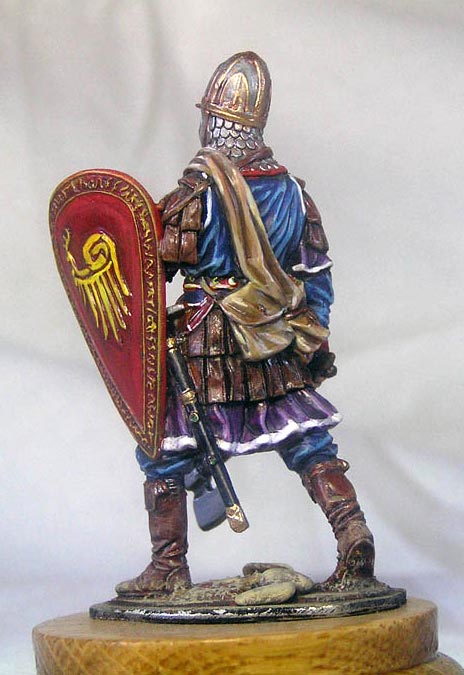 Figures: Novgorod home guard warrior, XIV century, photo #3