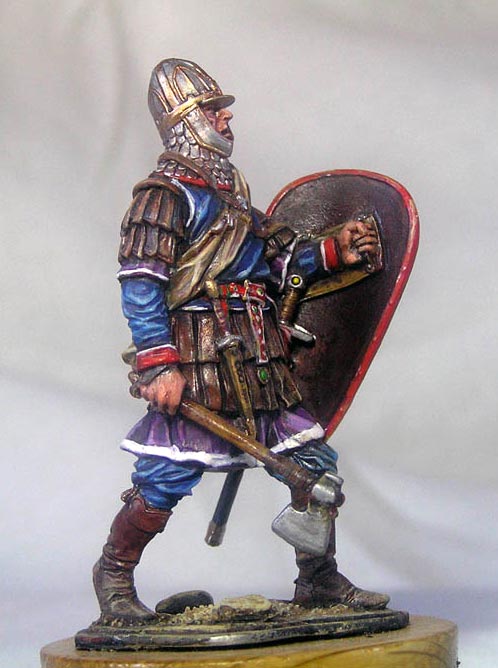 Figures: Novgorod home guard warrior, XIV century, photo #5