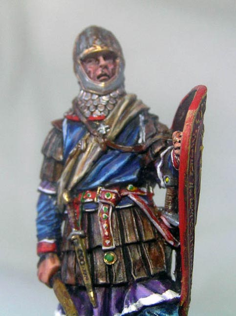 Figures: Novgorod home guard warrior, XIV century, photo #6