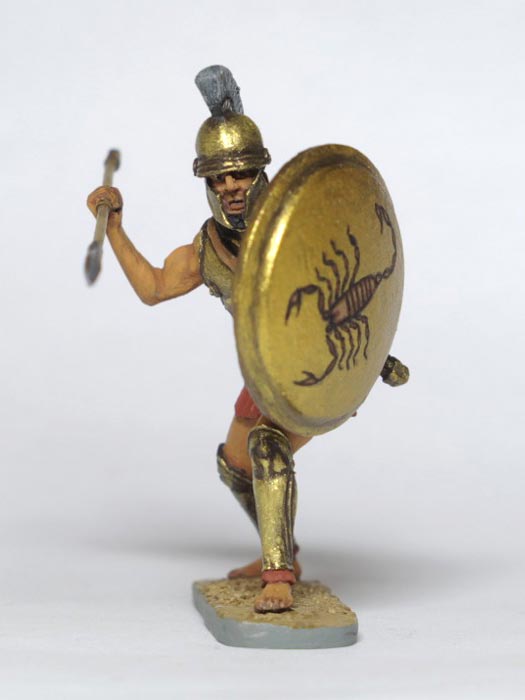 Figures: Spartan hoplite, early V century B.C., photo #1