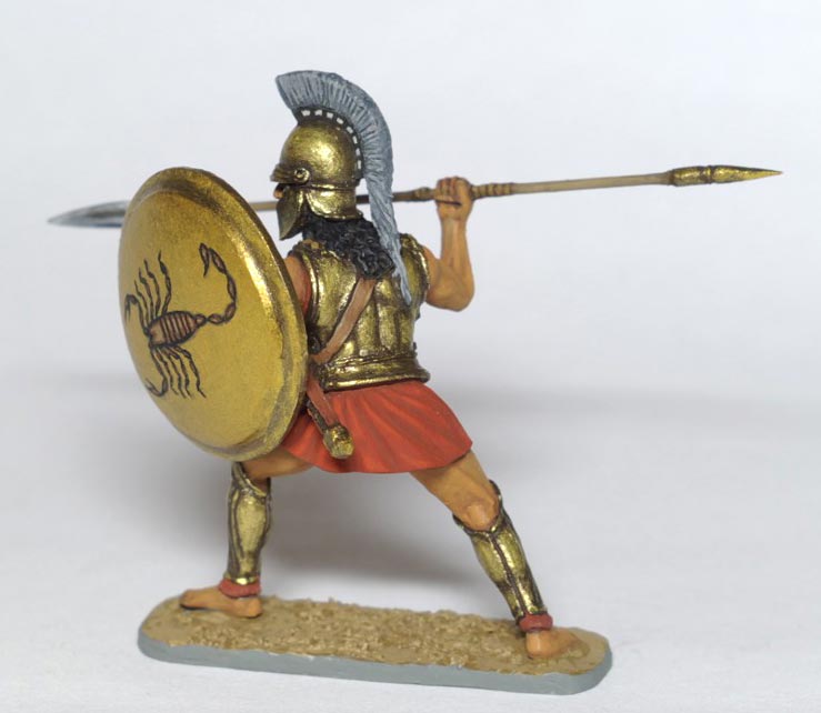 Figures: Spartan hoplite, early V century B.C., photo #4