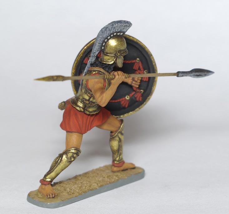 Figures: Spartan hoplite, early V century B.C., photo #5