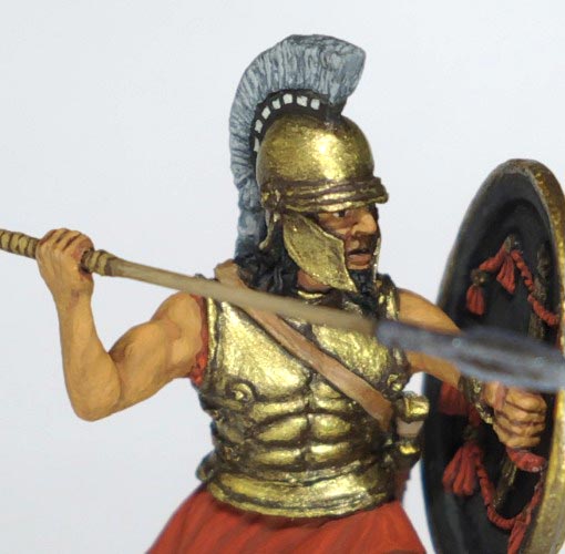 Figures: Spartan hoplite, early V century B.C., photo #7