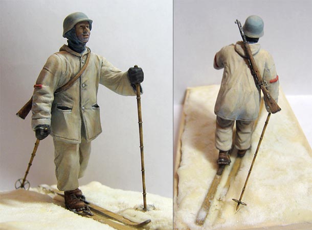 Figures: German ski trooper