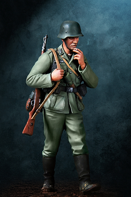 Figures: German infantryman, 1942, photo #1